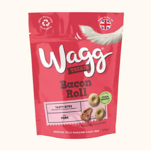 Wagg Bacon Roll Dog Treats